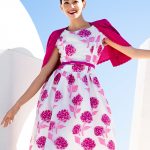 Jacquard Pink Dress | msgracy