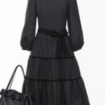 ラメドットティアードワンピース | msgracy