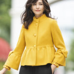 FINAL SALE 】50%OFF＜Super100'sペプラムショートコート