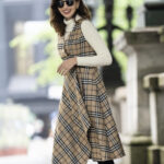 M'S GRACY チェック柄ワンピース 38 M's GRACY エムズグレイシー チェック柄 ワンピース リボン 38